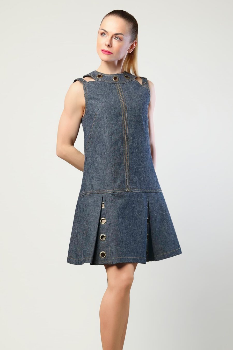 Tennis Core Denim Dress