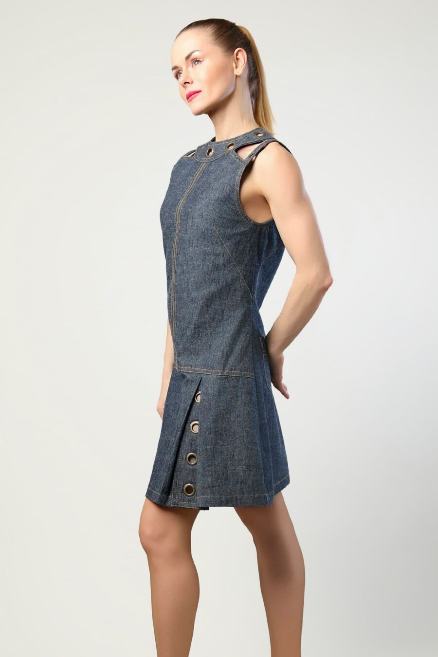 Tennis Core Denim Dress