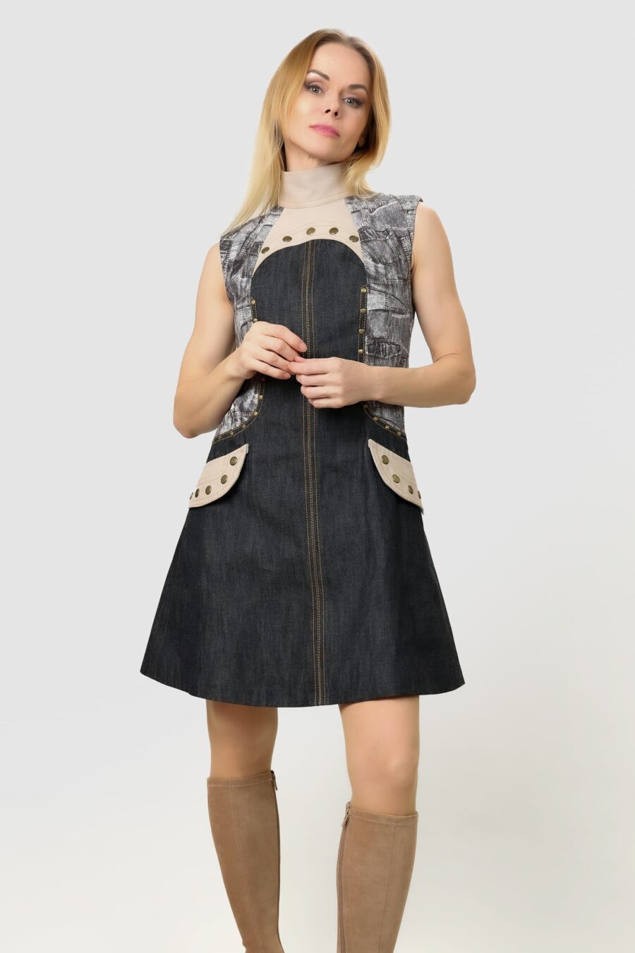 Urban Denim Luxe Dress