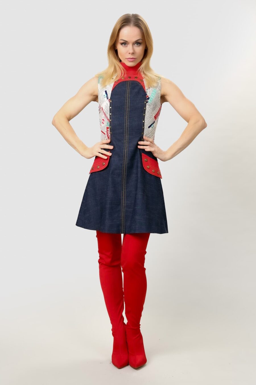 Urban Denim Luxe Dress